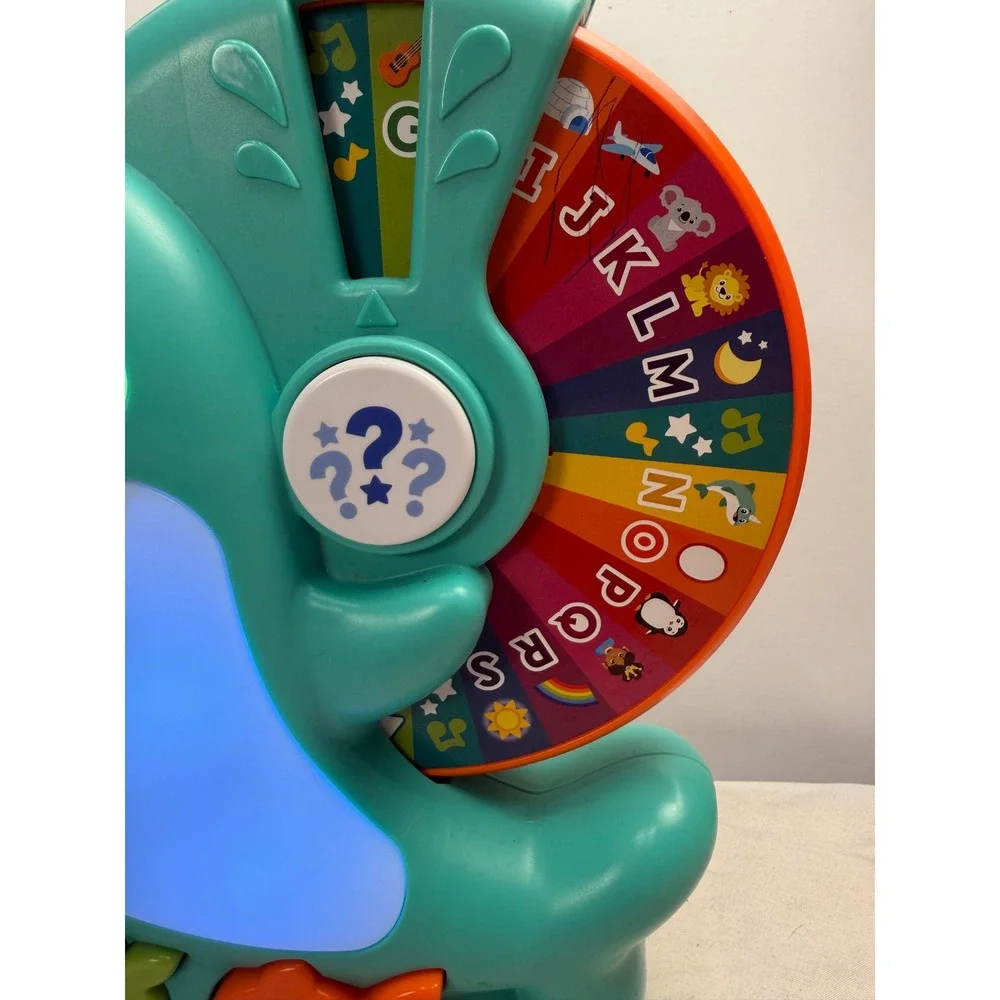 Fisher-Price Linkimals Narwhal Musical Toddler Learning Toy Teal GJB14